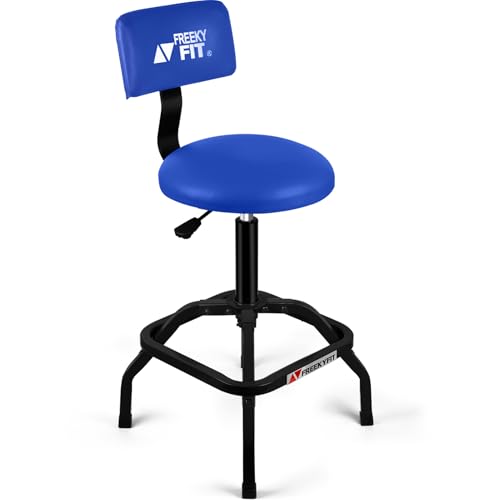 Shop Stool with Backrest