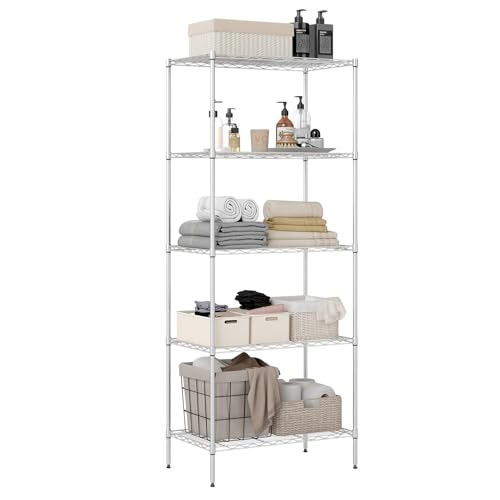 5 Tier Wire Storage Shelves