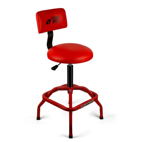 Shop Stool with Backrest