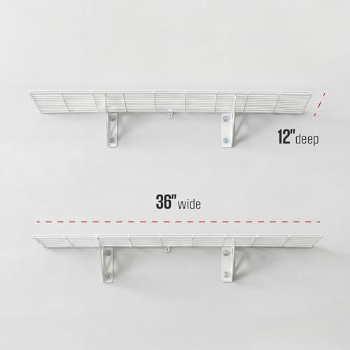 Steel Garage Wall Shelves 2 (2 Count)