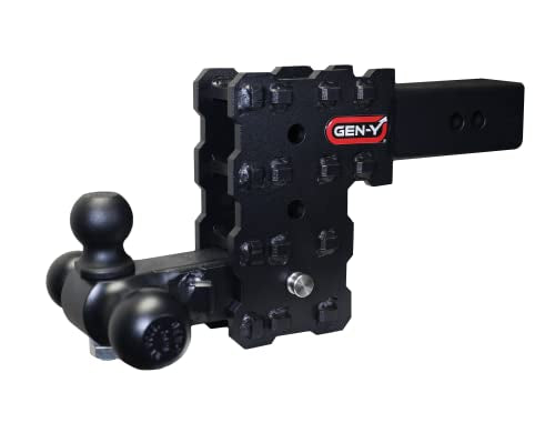 Solid Shank Adjustable Tow Hitch with Tri