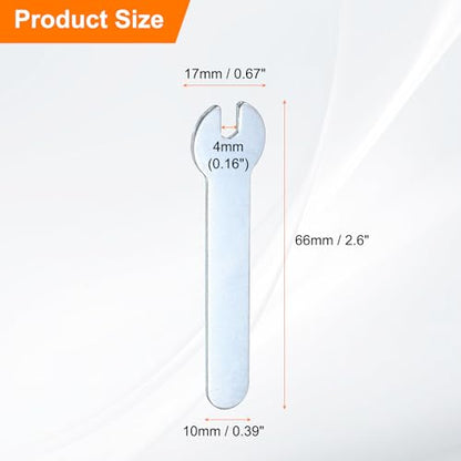 10pcs Small Wrench 4x66x1.5mm Metric U (10 Count)