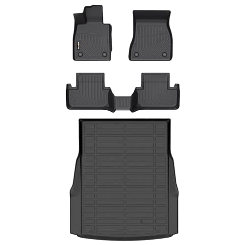 Floor Mats & Cargo Liner Set for 2024 2025 2026 BMW i5 All Weather Protection TPE Anti