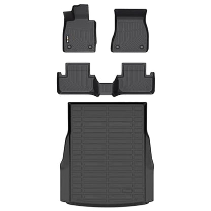Floor Mats & Cargo Liner Set for 2024 2025 2026 BMW i5 All Weather Protection TPE Anti