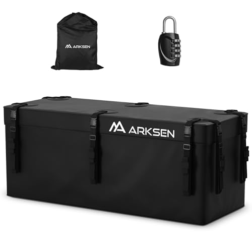 Hitch Cargo Carrier Bag with Lock for 24" x 60" Baskets Waterproof 16.4 Cubic Feet Large Capacity Luggage Storage