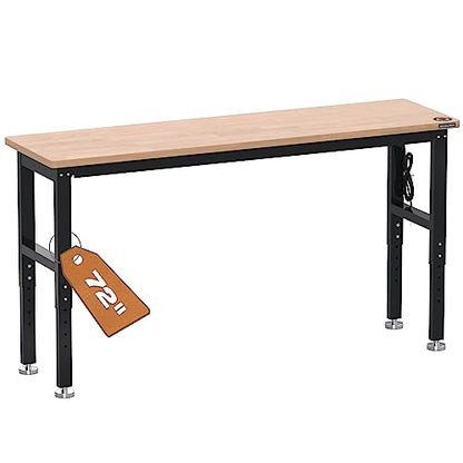 72" Adjustable Workbench