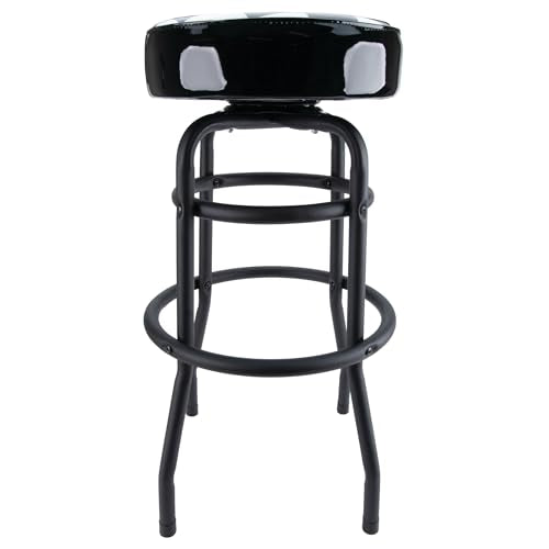 W85023 28.5 in. Checkerboard Swivel Bar Stool