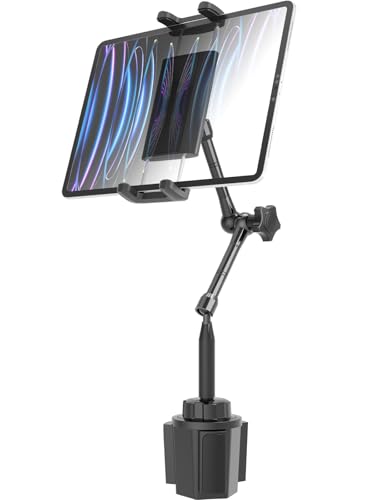 Car Cup Holder Tablet Mount for 4.7