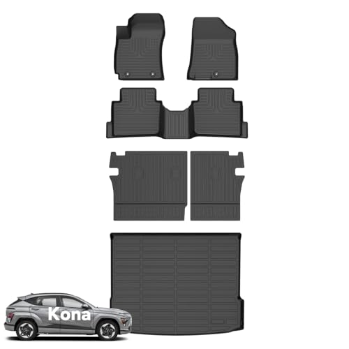 Floor Mats & Backseat Cargo Liner for Hyundai Kona 2024