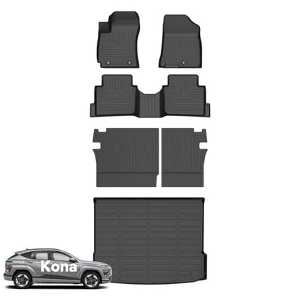 Floor Mats & Backseat Cargo Liner for Hyundai Kona 2024