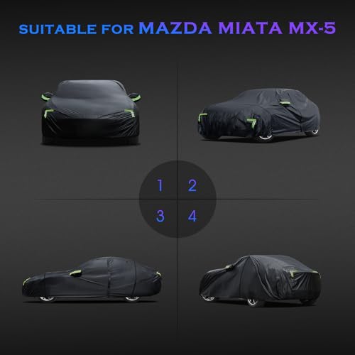 Car Cover Custom Fit for Mazda Miata MX