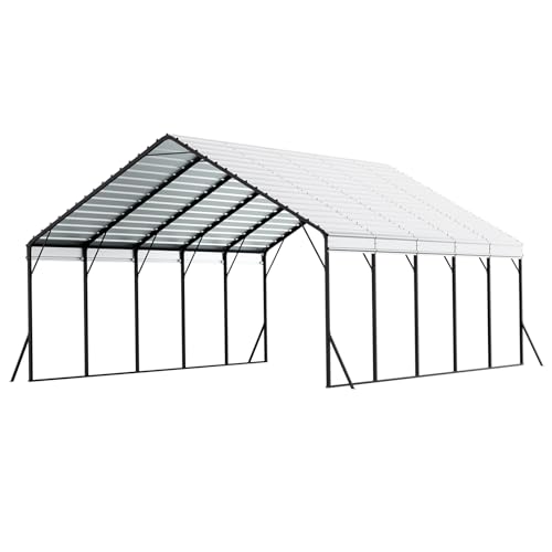 20x24 ft Heavy Duty Metal Carport
