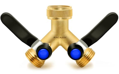 Brass Garden Hose Splitter