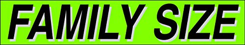 Ez line Vinyl Windshield Stickers 3 Dozen 15 Inch Chartreuse Slogan Dealership Pro Pack for Car Lots (36 Count)