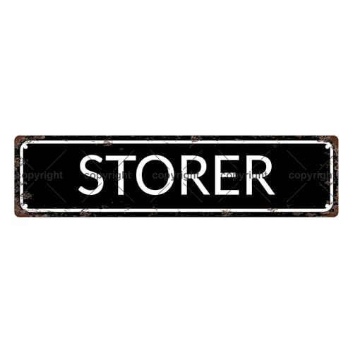 STORER SPACE Metal Tin Street Sign Bar Cafe Garage Cave Home Room Wall Bathroom Farmhouse Garden Porch Patio Decor