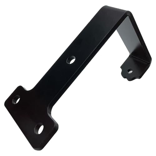 4 PCS black heavy duty metal flat j hooks for hanging 320 lbs (4 Count)