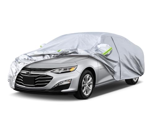 6 Layers Car Cover Custom Fit Chevy Malibu from 2016 to 2025
