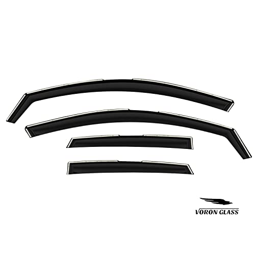 in Channel Extra Durable Rain Guards for Volkswagen Jetta 2019 (4 Count)