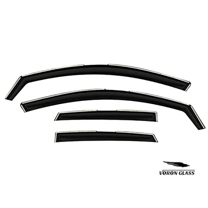 in Channel Extra Durable Rain Guards for Volkswagen Jetta 2019 (4 Count)