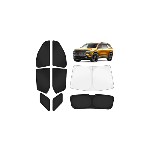 Car Window Shades for Chevy Traverse 2018 (8 Count)