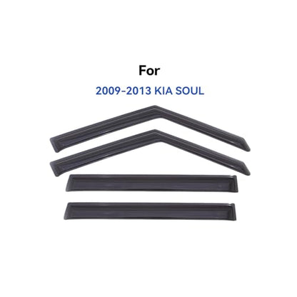 Window Visors Rain Guards for 2009 2010 2011 2012 2013 Kia Soul