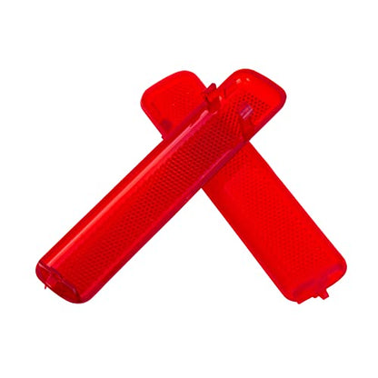 Rear Left Driver and Right Passenger Side Door Red Reflector Panel