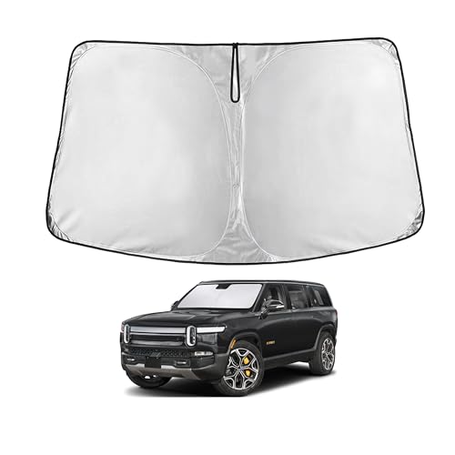 Windshield Sun Shade Compatible for Rivian R1S R1T 2022