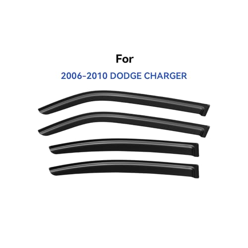 Window Visors Rain Guards for 2006 2007 2008 2009 2010 Dodge Charger