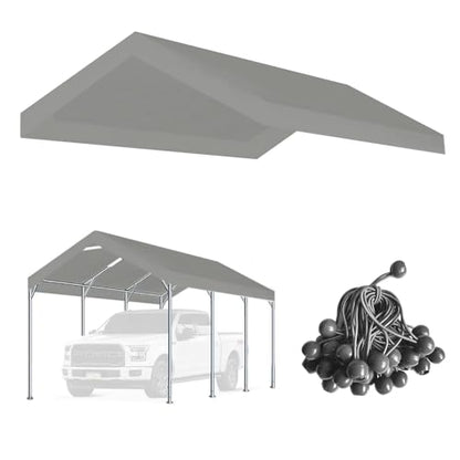 12'x20' Carport Canopy Replacement Cover Gray