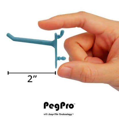 PegPro® 2" Hooks Kit for Standard “Wood Fiber” pegboard (24 Count)