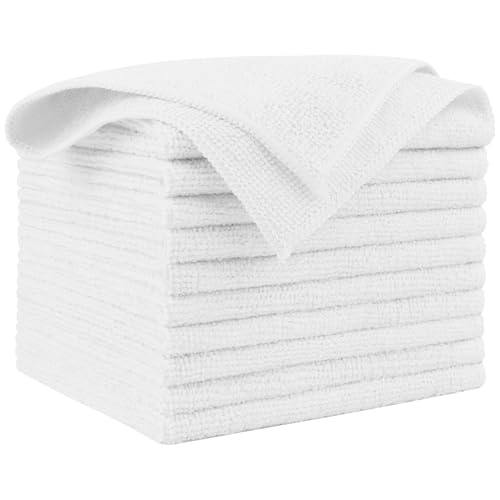 White Microfiber Cleaning Cloth 10PK (10 Count)