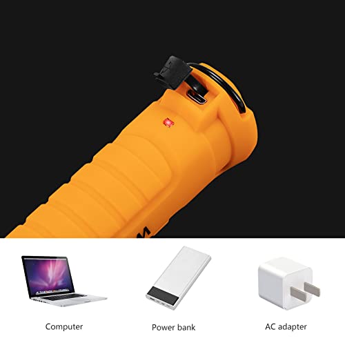 3 Pack Rechargeable LED Work Lights with Magnetic Base and 360° Rotation (3 Count)