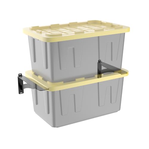 Wall Mounted Tote Rack Storage System (2 Count)
