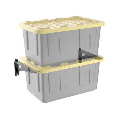 Wall Mounted Tote Rack Storage System (2 Count)