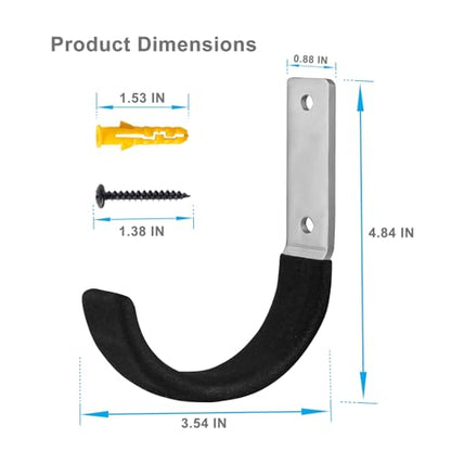 6 Pcs Garage Storage Utility Hook