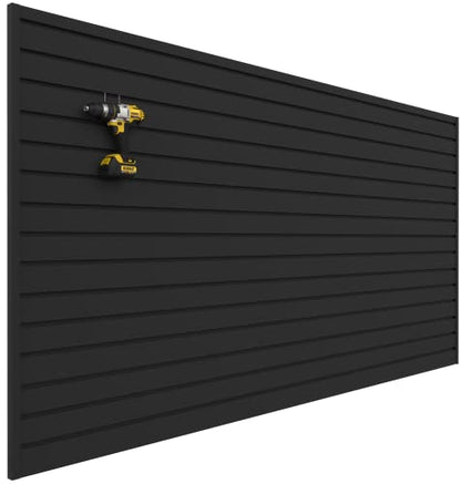 Heavy Duty 8'H x 4'W PVC Garage SlatWall Storage System