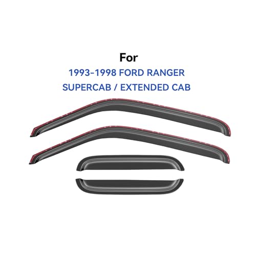 in Channel Window Visors Rain Guards for 1993
