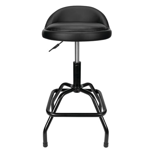 W85011 Pneumatic Swivel Bar Stool with Back Support