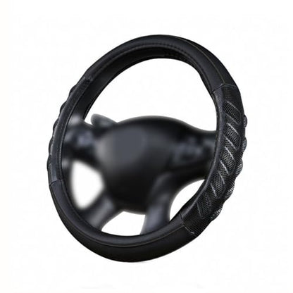 car Steering Wheel Cover Faux Leather Massage Universal fit 3D Honeycomb Hole Anti