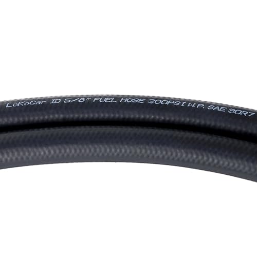 Rubber Fuel Hose Line Push Lock 5 (5 Foot)