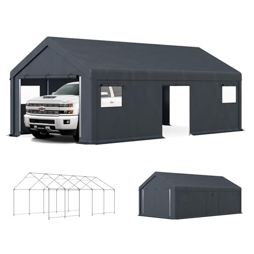 13x24 ft Carport Storage Shelter Shed Outdoor Portable Garage