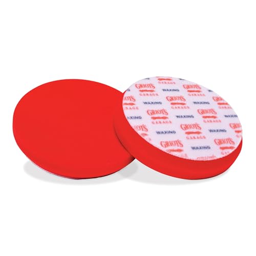 5.5” Red Foam Waxing Pads for Car Detailing (2 Count)