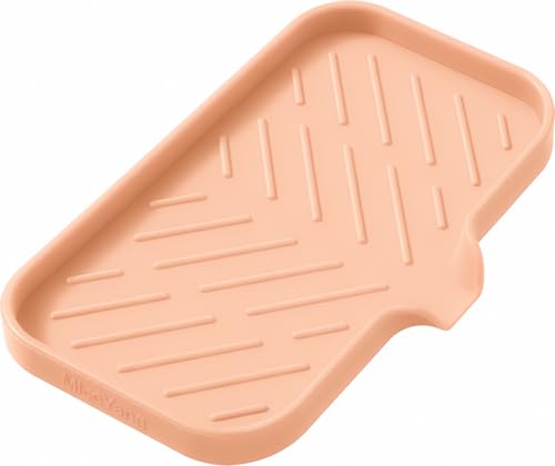 Silicone Soap Dish with Drain Spout