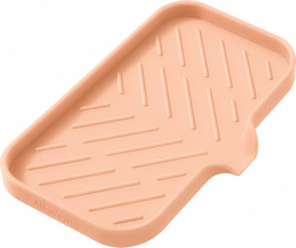 Silicone Soap Dish with Drain Spout