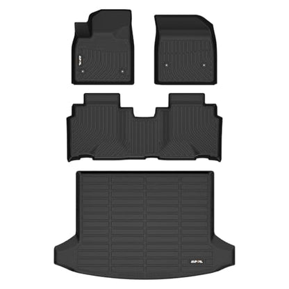 Floor Mats & Cargo Liner Set for 2024 2025 2026 Chevy Blazer EV & Honda Prologue All Weather Protection TPE Anti