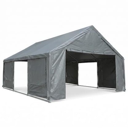Carport 20x20 Heavy Duty Storage Shelter Shed Portable Garage with All