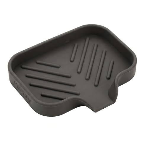Silicone Soap Dish with Drain Spout