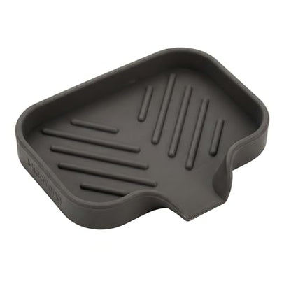 Silicone Soap Dish with Drain Spout