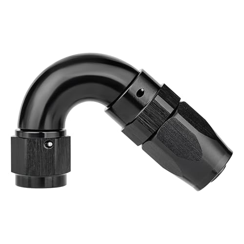 6AN 150 Degree One Piece Full Flow Hose End Fitting Swivel for CPE Braided Hose