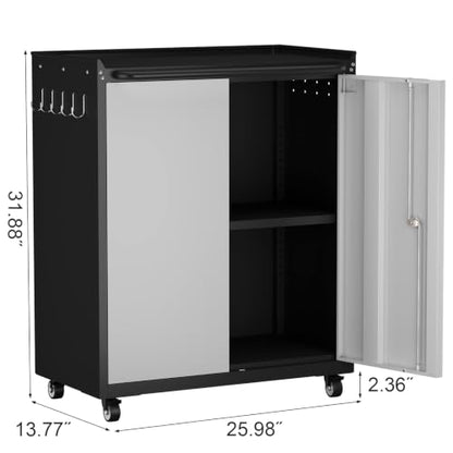 Garage Storage Cabinet with Wheels